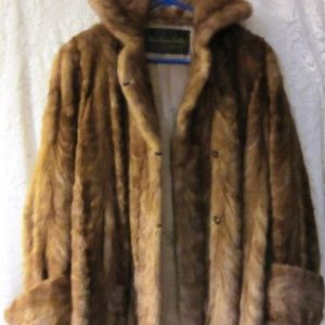 Vintage mink jacket size large